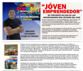 Jóven Emprendedor - Lic. Fernando Melgarejo